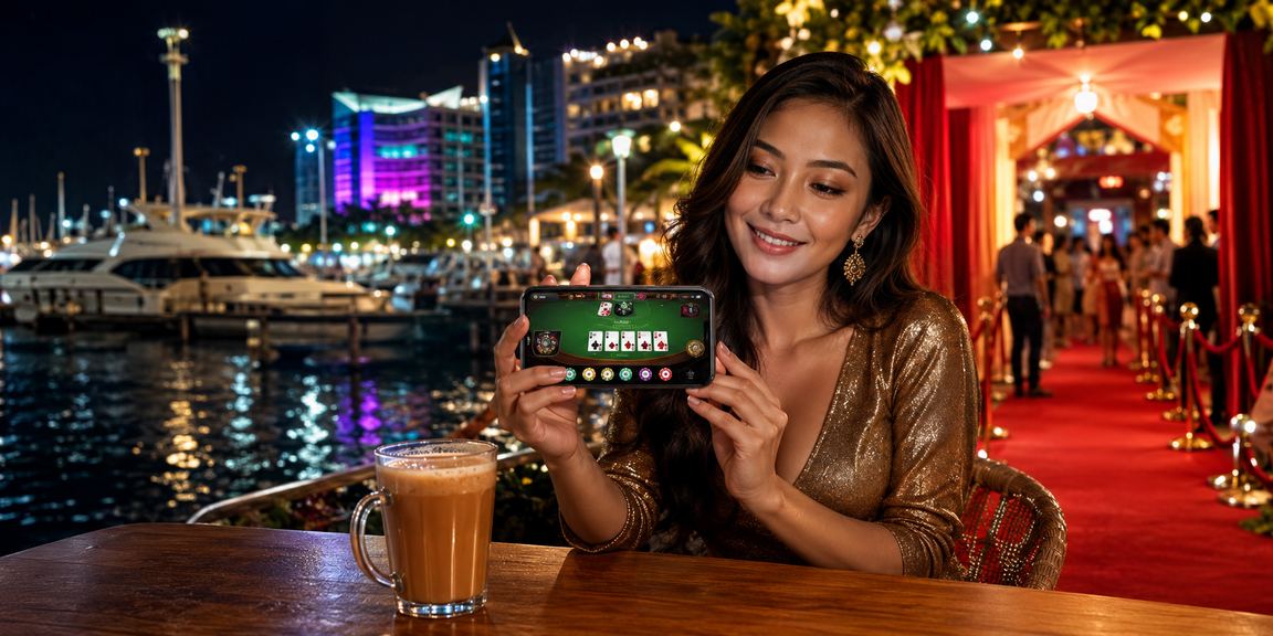 Permainan kad Teen Patti gaya Malaysia dengan suasana pertaruhan yang meriah
